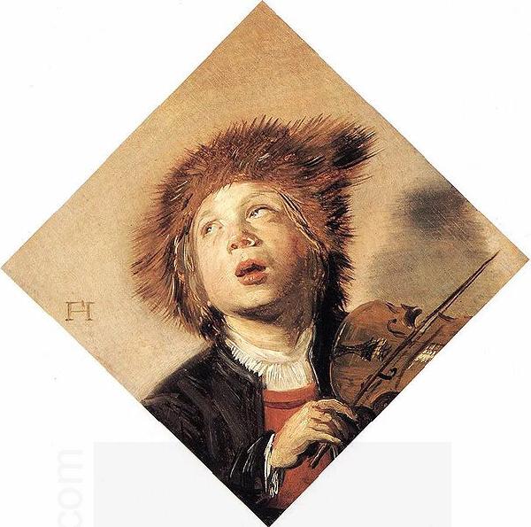 Frans Hals Boy Playing a Violin. oil painting picture